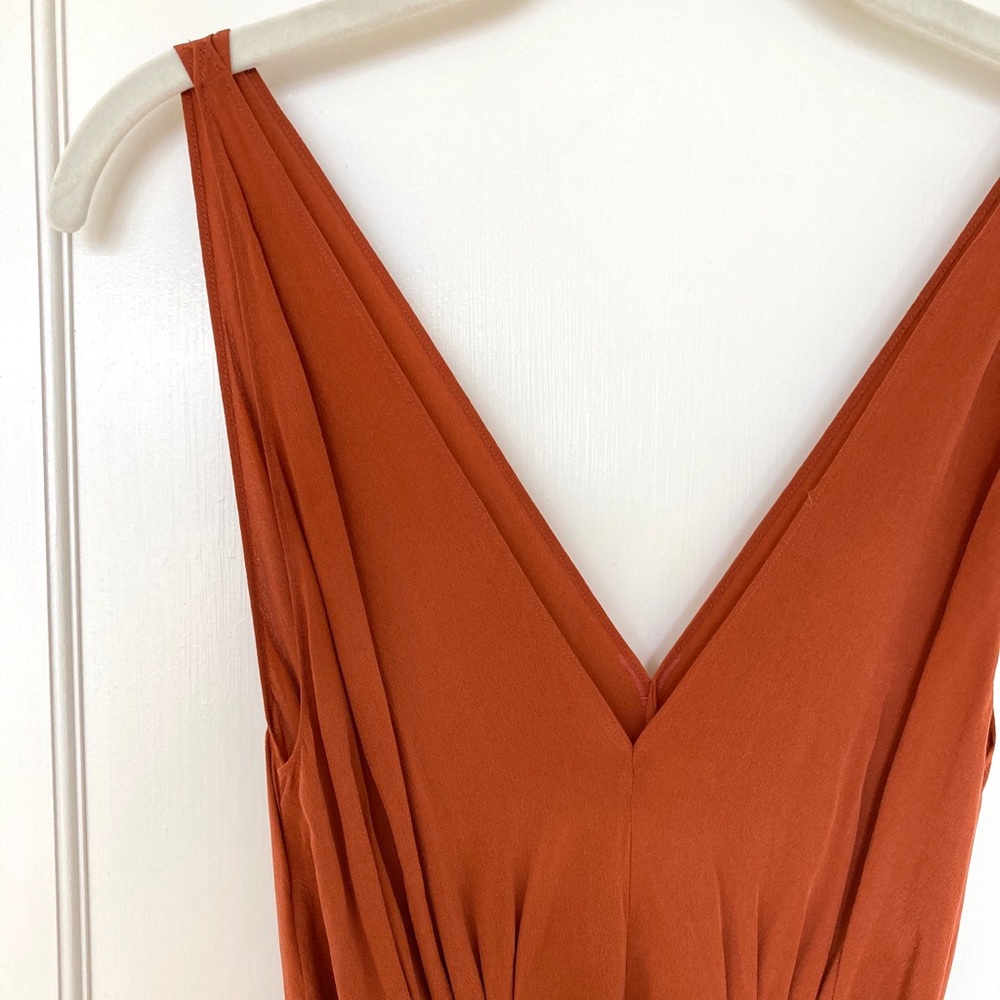 &Other Stories 100%Silk dress, Midi, Sz 2